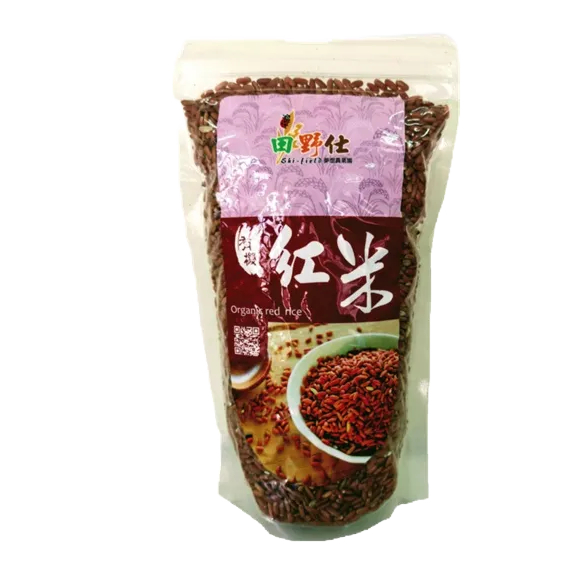 【田野仕】有機紅糙米 Organic Red Rice 好吃有稻理就愛台灣米 有機認證 台灣米 紅米 全穀營養 有機米