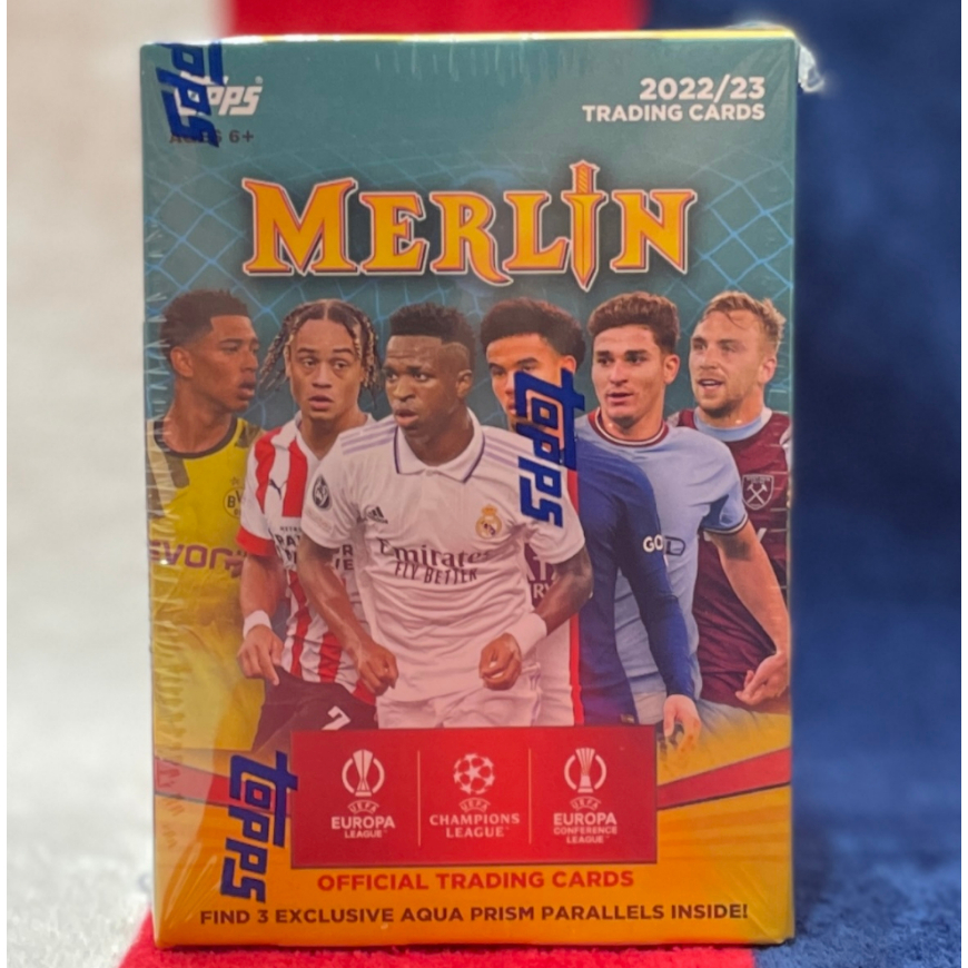 全新 2022-23 Topps Merlin UEFA Blaster Box 足球卡盒 歐洲國家杯
