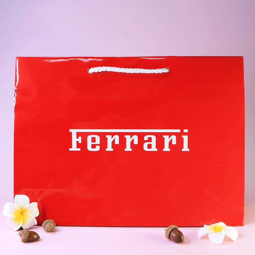 Ferrari 法拉利 精美紅色紙袋 - BA0018【UR8D】