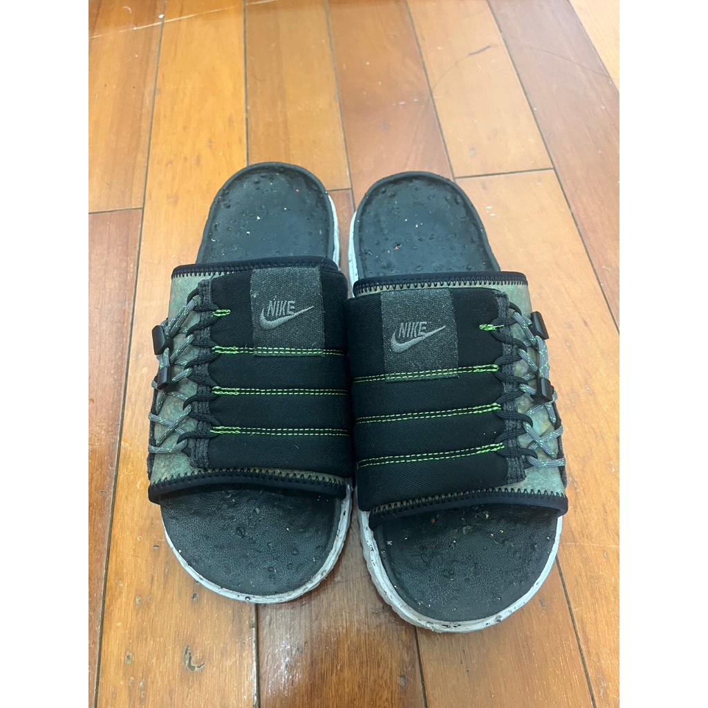 [古著] Nike 拖鞋 Asuna Crater Slide 男鞋 US10 輕便  穿搭 黑 DJ4629002