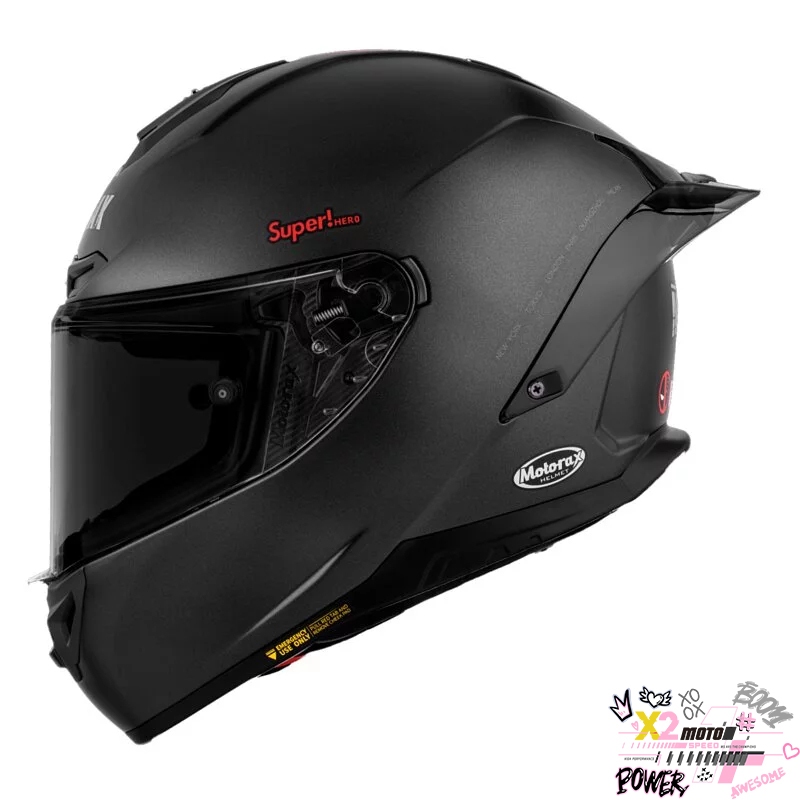 💟X2 Moto💟 Motorax® R50s Genius 黑色 全罩 安全帽
