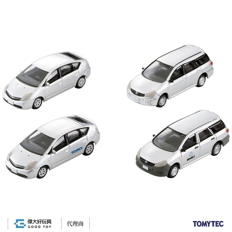 TOMYTEC 328643 車輛系列 基本 銀色 商務車 (4輛)