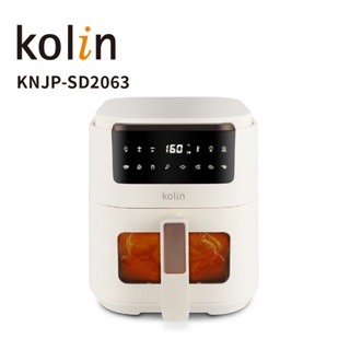 【Kolin 歌林】5L透視旋風氣炸鍋-米白色(KNJP-SD2063)