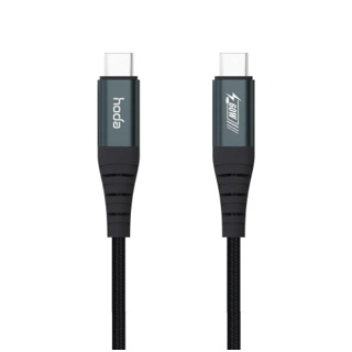 (挑戰3C) 新上市 hoda USB-C to C 快速充電編織線材 100CM 150CM 180CM