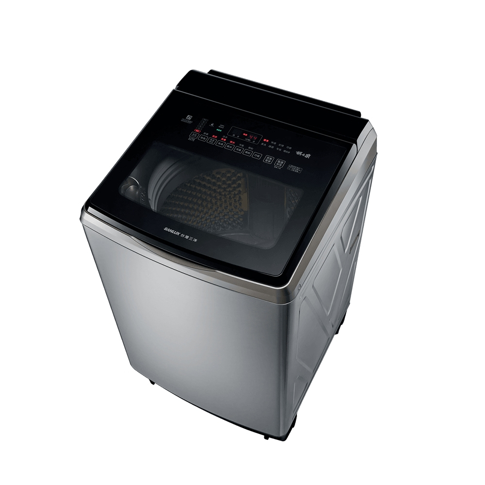 【全館折扣】SW-V19SA(內外不鏽鋼) SANLUX台灣三洋 18公斤 變頻超音波直立式洗衣機