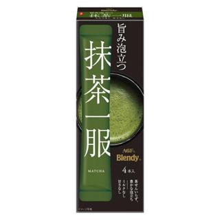 日本 AGF Blendy 抹茶一服 一盒4入 濃厚抹茶 隨身包 即溶