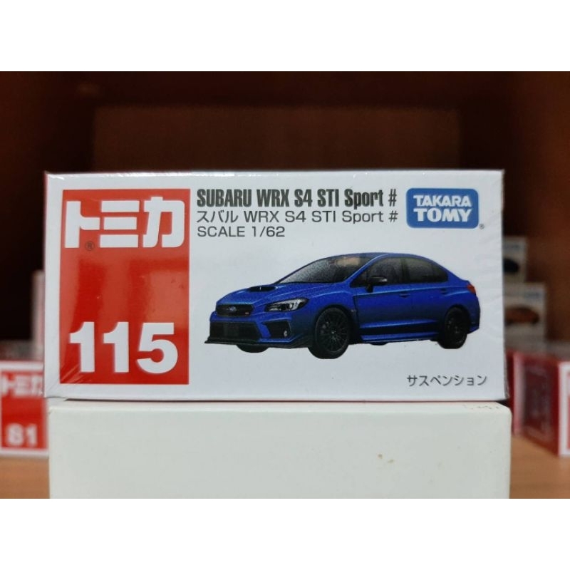 Tomica 115 WRX S4 STI 全新未拆（絕版）附膠盒