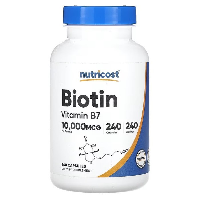 美國Nutricost Biotin Softgels 生物維生素 240粒 代購服務
