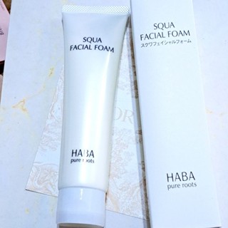 HABA 純海保濕潔顏乳🍑100g🍑潔顏霜 鯊烷保溼洗面乳 卸妝 去角質 美白角鯊烯純液 玫瑰 薰衣草Q10美白修護精華