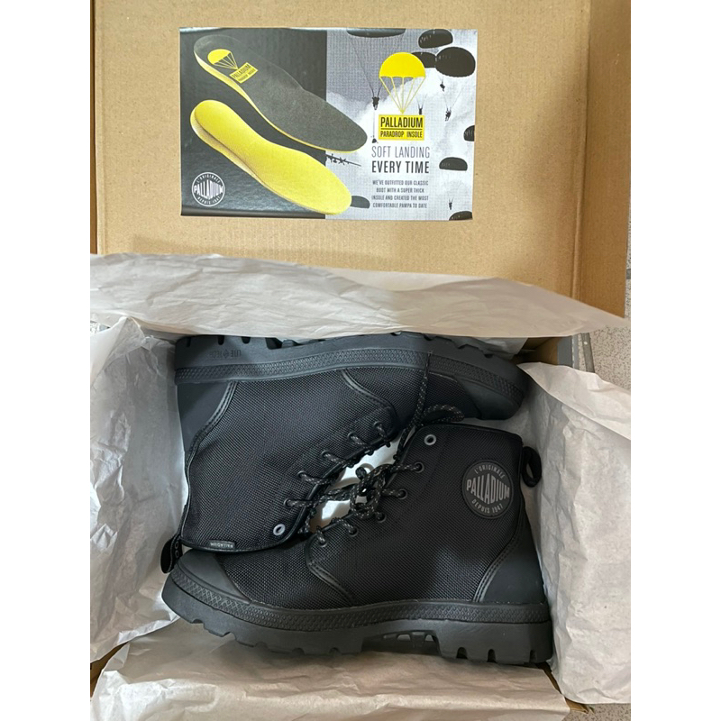 Palladium PAMPA 黑色 彈道尼龍 軍靴 US9(27cm)【76512-008】