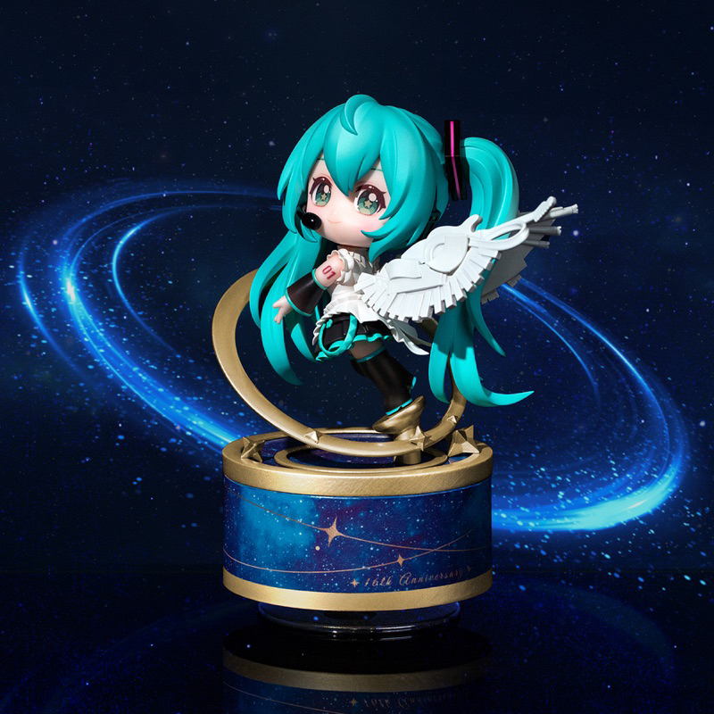 黑客優品《 初音未來》初音 Miku 花織雨潤 荷塘嬉戲 月西江 擎蒼 Q版 PVC 完成品 公仔