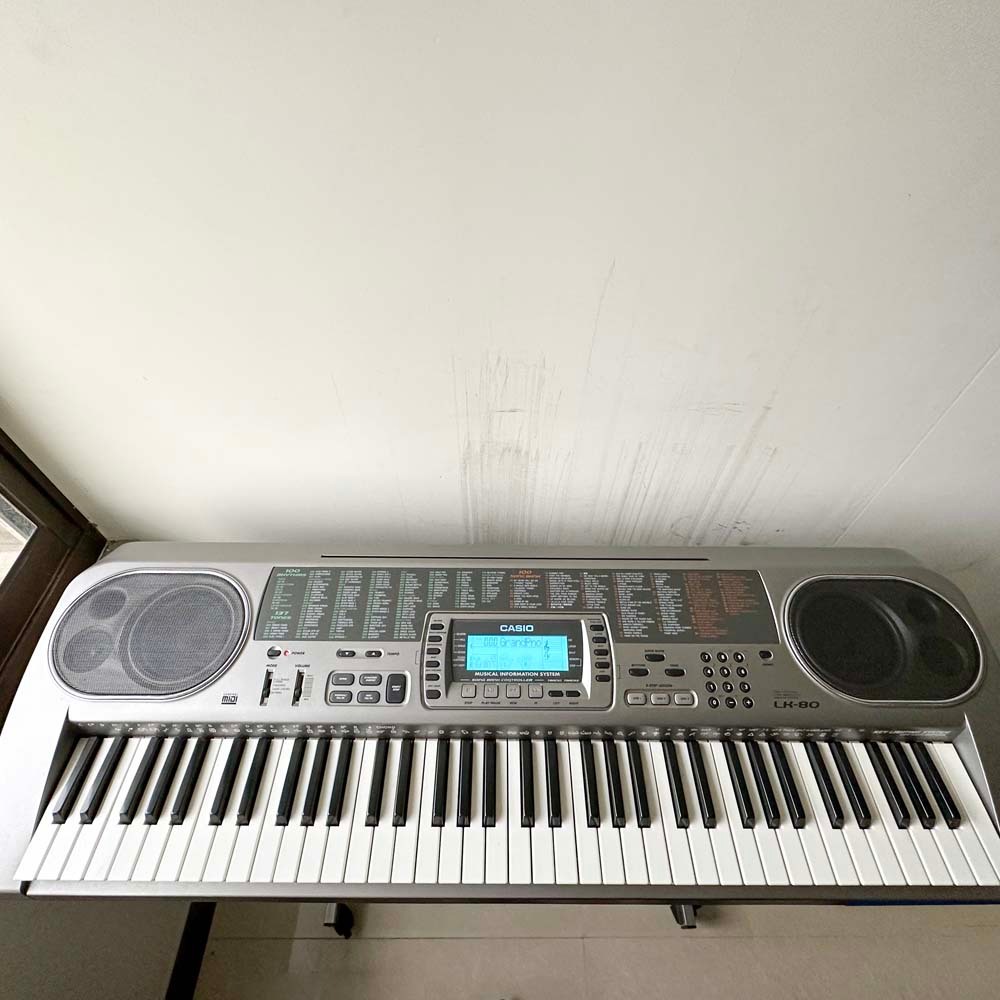二手 Casio 卡西歐 73鍵電子琴 鋼琴鍵盤 LK-80 自取價