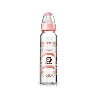 simba小獅王辛巴 大馬士革玫瑰園 蘿蔓晶鑽標準玻璃大奶瓶 粉紅240ml