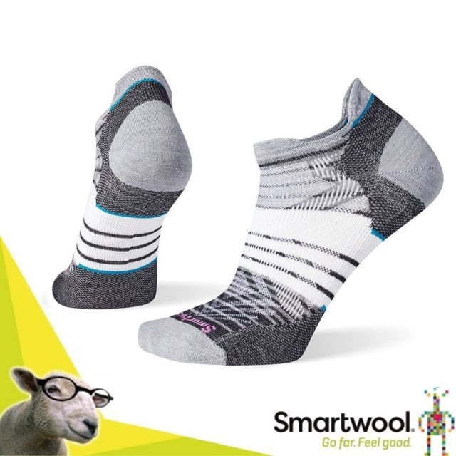 【美國 SmartWool】女 款超輕減震美麗諾羊毛踝襪 運動短襪 跑步登山健排汗襪 隱形襪_SW001669