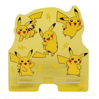 皮卡丘 寶可夢 pokemon 手機架 平板架 寶可夢中心 滿滿皮卡丘 壓克力立牌 桌上手機架 預留充電孔 神奇寶貝