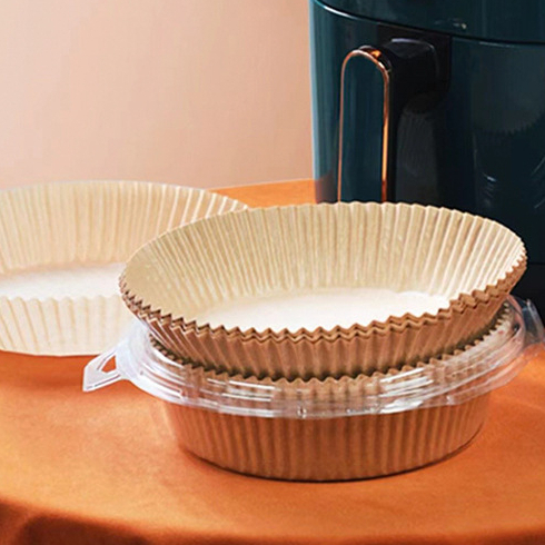 氣炸鍋專用烘焙紙 方形 圓形 30入 50入 氣炸鍋紙 烘焙紙 氣炸鍋 碗狀烘焙紙 廚房用品 防水 不沾油