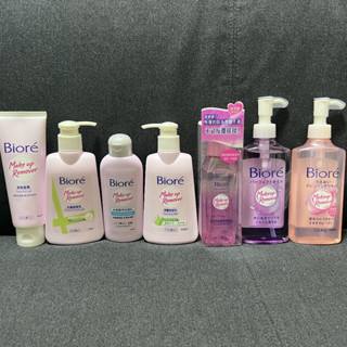 全新臺灣現貨蜜妮Biore深層抗菌卸粧乳180ml卸妝兩用洗面乳溫感淨透凝露慕絲高效活性眼唇液精華露油溫和保濕乳230g
