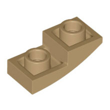 姜叔叔零件 LEGO 樂高 零件 Dark Tan 24201