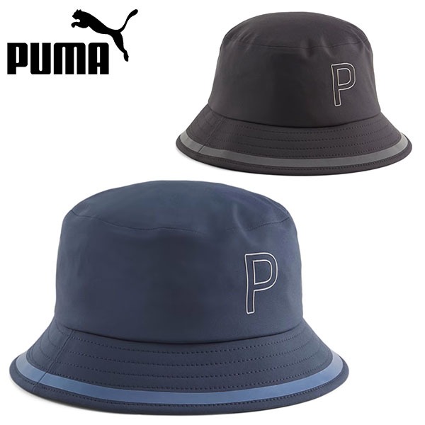 歐瑟-PUMA GOLF 高爾夫系列 DRYLBL Storm 防水漁夫帽 #024806黑色/深藍色