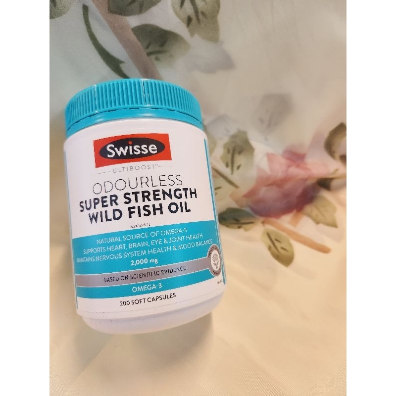 【Swisse】澳洲深海魚油 超高濃度2000mg 200粒 適合孕婦