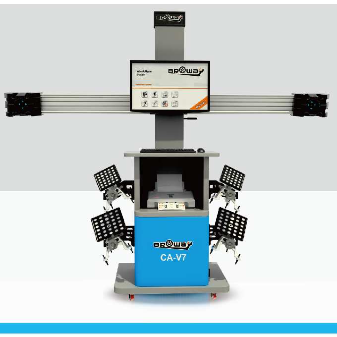 【在台實體店面現貨】3D四輪定位機(CA-V7) 工業相機 中央處理器 車型資料 自診斷、自檢功能 Window作業系統