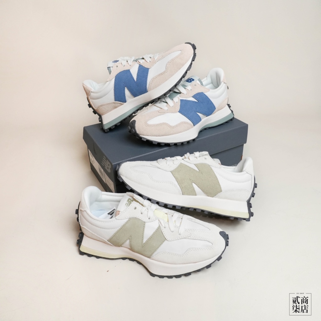 貳柒商店) New Balance 327 NB327 女款 復古 麂皮 休閒鞋 米白 WS327PV WS327PS