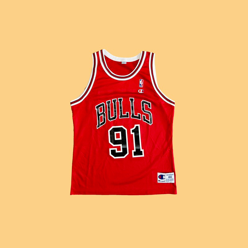 JCI：Vintage 90s Champion 出品 芝加哥 公牛隊 羅德曼 球衣 古著 / 嘻哈 / Rodman