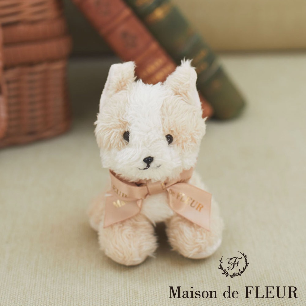 Maison de FLEUR 狗狗系列短柯基造型毛絨吊飾(8A33FBJ1600)