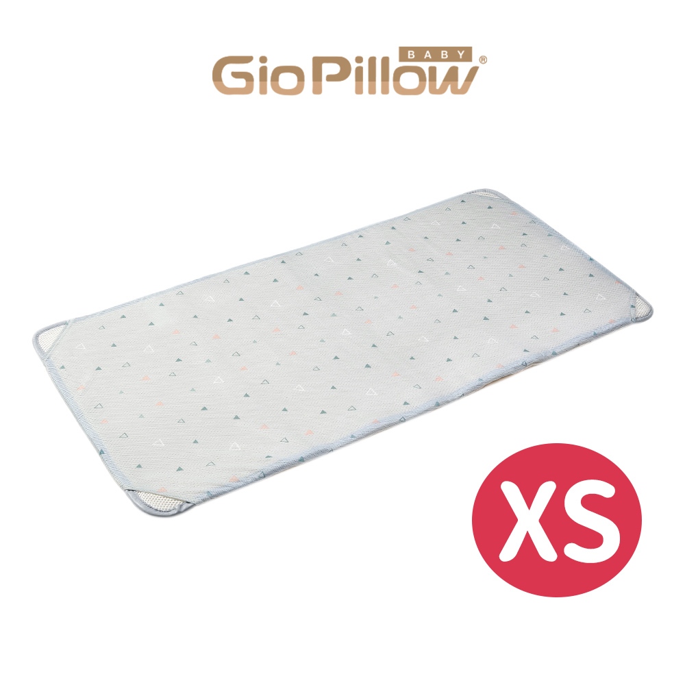 GIO Pillow二合一有機棉超透氣嬰兒床墊 XS號 51x85cm(床邊床) 寶寶透氣床墊 兒童睡墊 幼兒園睡墊