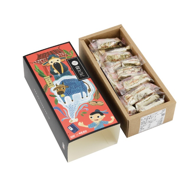 【茶食光光】阿里山金萱紅茶牛軋糖 使用日本進口的海藻糖 低卡低糖 (300g盒裝)