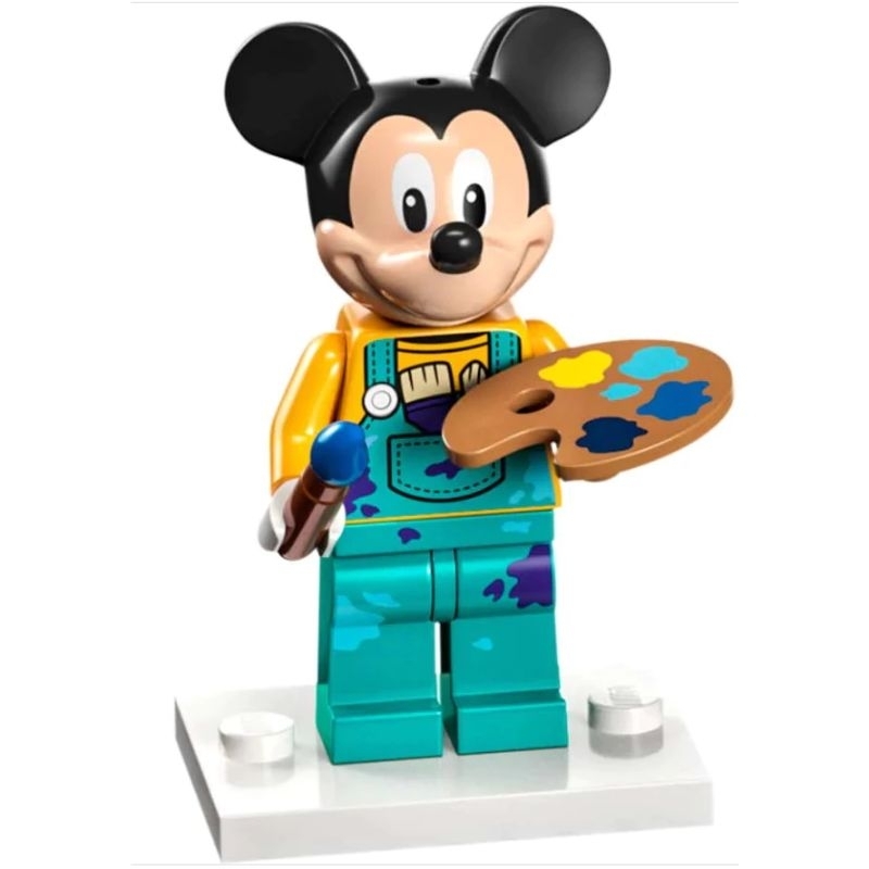 {全新} LEGO 樂高 43221 米奇 米奇畫家 調色盤 畫筆 人偶 迪士尼 Mickey 梵谷同款調色盤