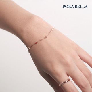 《Porabella》925純銀手鍊 Love小愛心手鍊 簡約可愛設計款琺瑯手鍊 英文字母手鍊 Bracelets