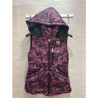 PLEIN SPORT PP 金虎 副牌 背心 外套 帽子可拆 女款