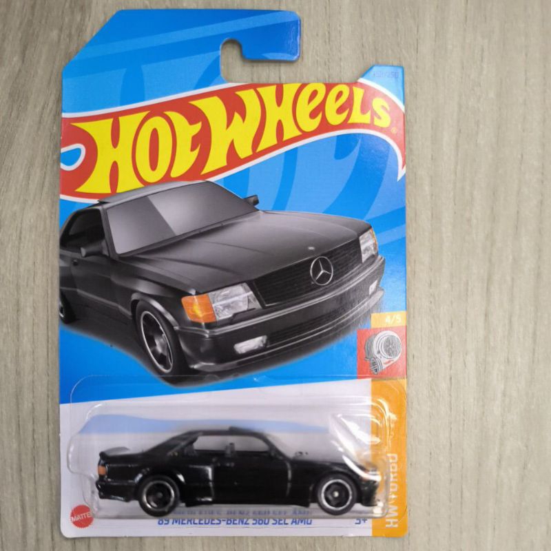 Hot wheels 風火輪 '89 Mercedes-Benz 560 Sec AMG 黑色模型車