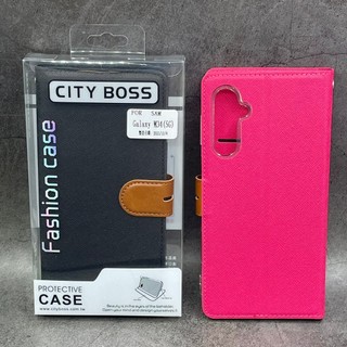 City Boss Samsung Galaxy M34 手機保護套 側掀皮套 保護套 斜立支架保護殼 手機殼