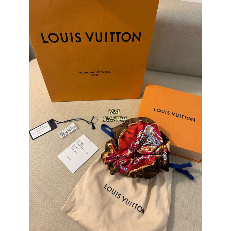 LV 髮圈 Louis Vuitton雙面髮圈/大腸圈/手環/路易威登 髮圈