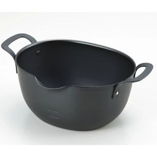【YOSHIKAWA吉川】aikata 橢圓形 深純鐵 油炸鍋 20cm 滿水量2.2L IH相容 PD3023 日本製