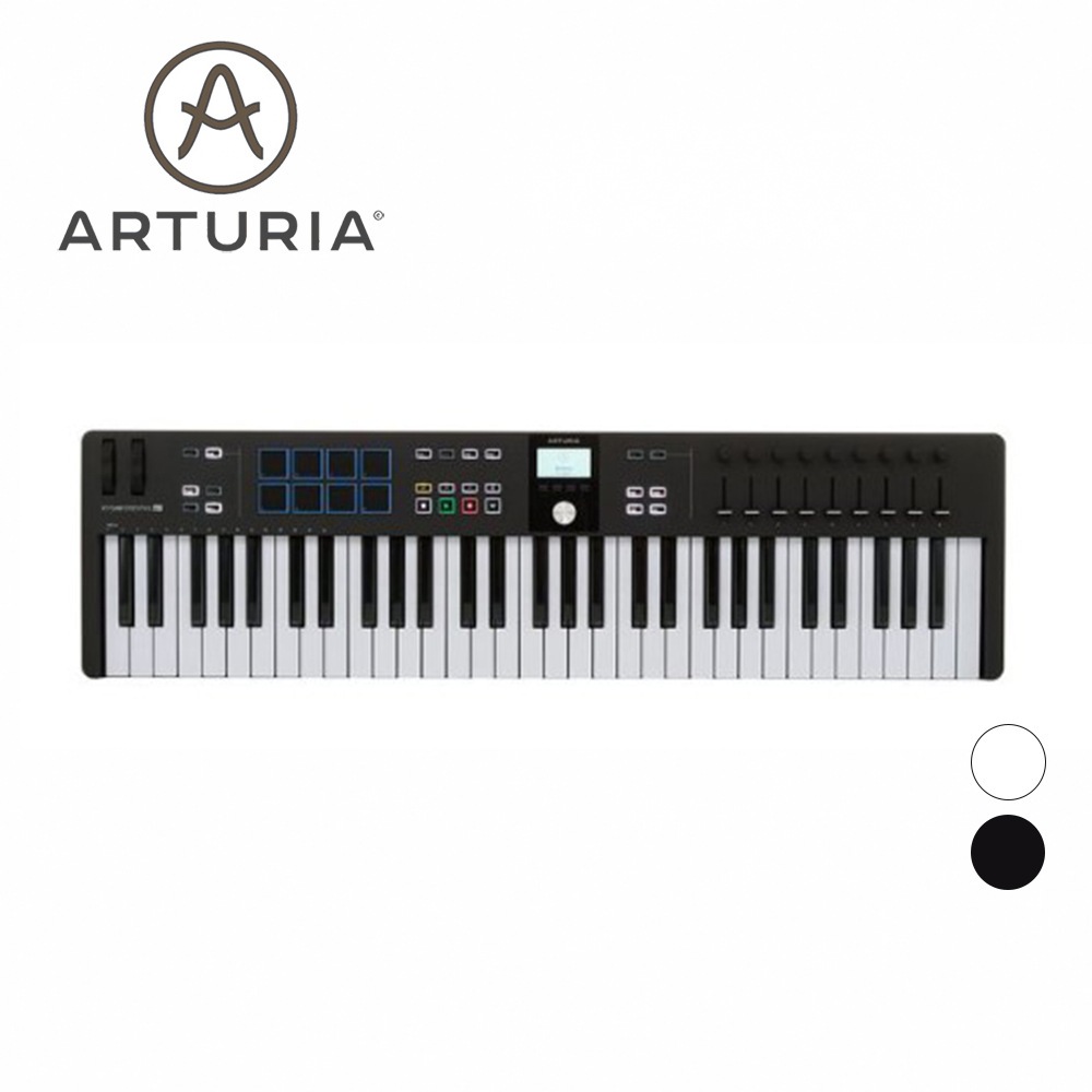 Arturia KeyLab Essential 61 MK3 61鍵 MIDI主控鍵盤 黑色/白色【敦煌樂器】