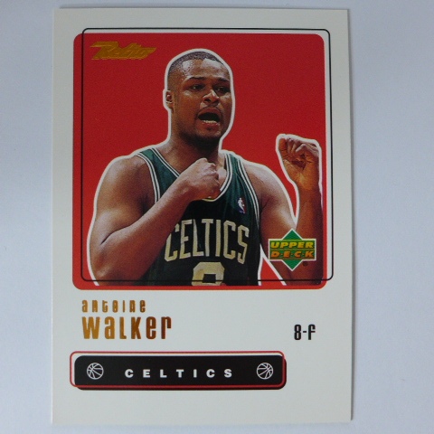 ~Antoine Walker/安東·渥克~NBA球星/爛仗王/濫投之王 1999年UD RETIO.NBA籃球卡