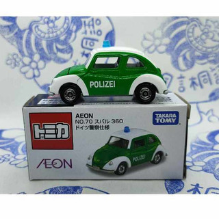 (現貨) Tomica AEON 特注 70 Subarau 360 警察車