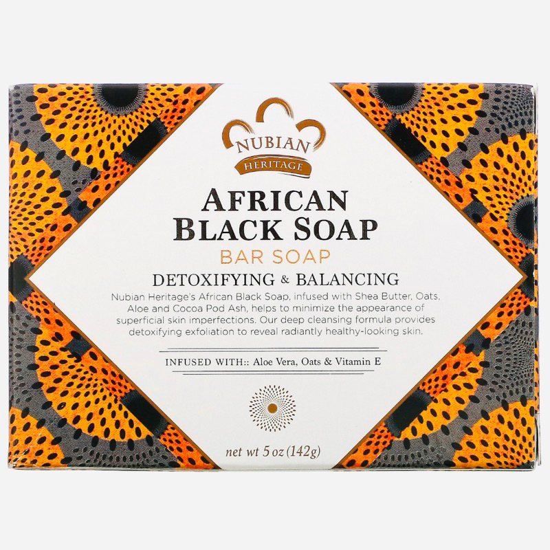 ☻【現貨24h出】美國超夯 非洲黑皂 植物香皂 全身都可以使用 Nubian Heritage