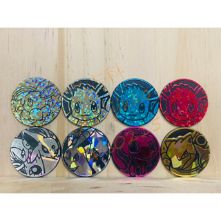 🌸老吉科🍀 Pokémon TCG PTCG 日本正版 絕版 戰鬥硬幣 伊布 等離子隊 帕路奇亞 寶可夢卡牌 寶可夢硬幣