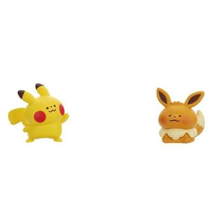 [全新未拆封] pokemon center 中心 卡娜赫拉 寶可夢 皮卡丘 伊布 轉蛋 扭蛋 神奇寶貝 公仔 兩隻合售