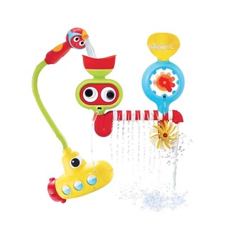 Yookidoo 大眼瀑布蓮蓬頭套組｜寶寶洗澡玩具×戲水玩具×浴室互動 7290107723398