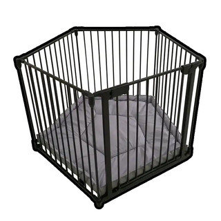BabySafe 6片摺疊鐵圍欄 寵物安全圍欄 寵物防護柵欄 - 艾爾發寵物 Alphapetstw