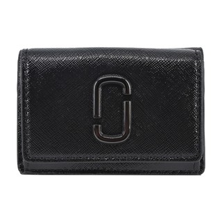 MARC JACOBS THE UTILITY SNAPSHOT 防刮三折鈔票短夾-黑｜JS Maxx官方旗艦館