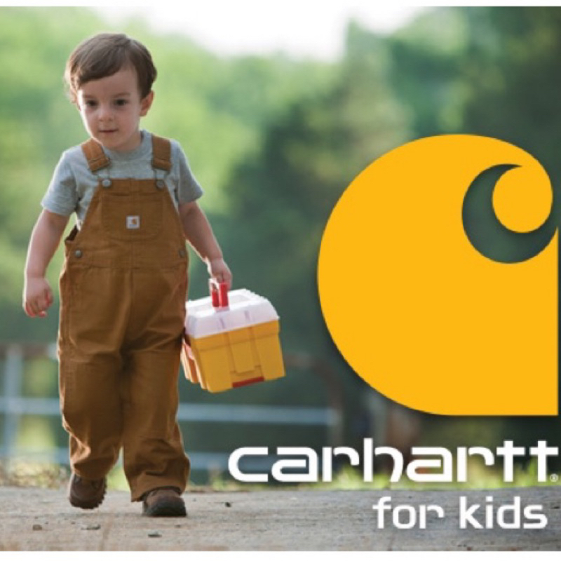 Carhartt 全新小童兒童吊帶褲工裝24M