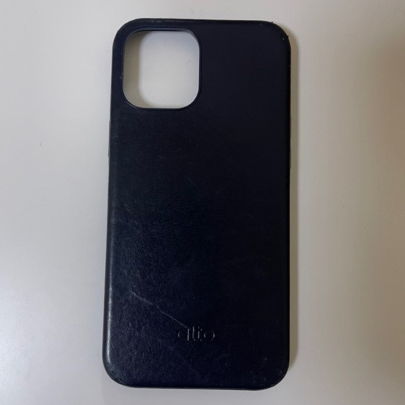 八成新｜Alto 皮革手機殼 iPhone 12 Pro Max 質感深藍