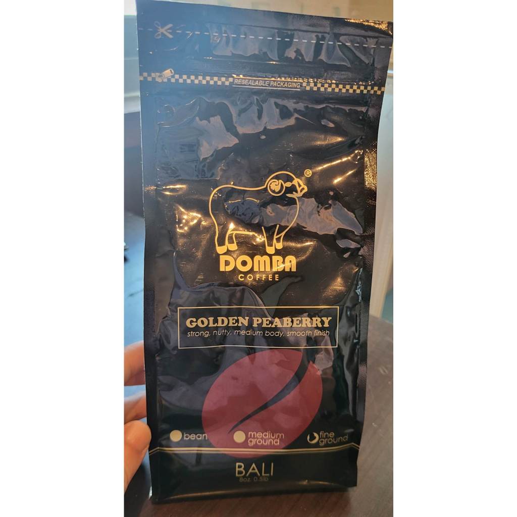 原裝峇里島小綿羊母豆咖啡_Domba Coffee Golden Coffee Peaberry(半磅225g x 1包