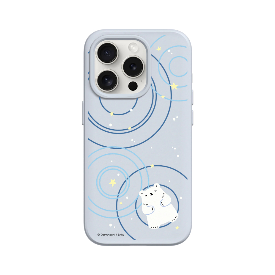 犀牛盾 適用iPhone SolidSuit(MagSafe兼容)超強磁吸手機殼∣白白日記系列/沐浴於星空中